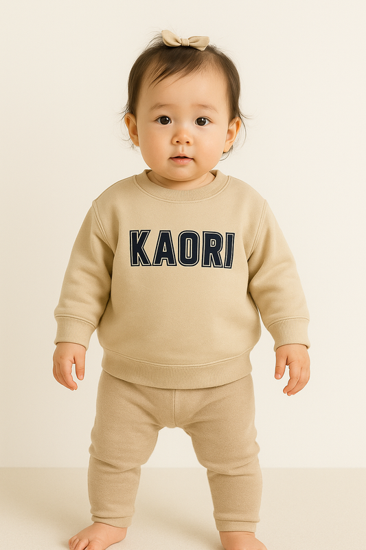 名前入りキッズトレーナー